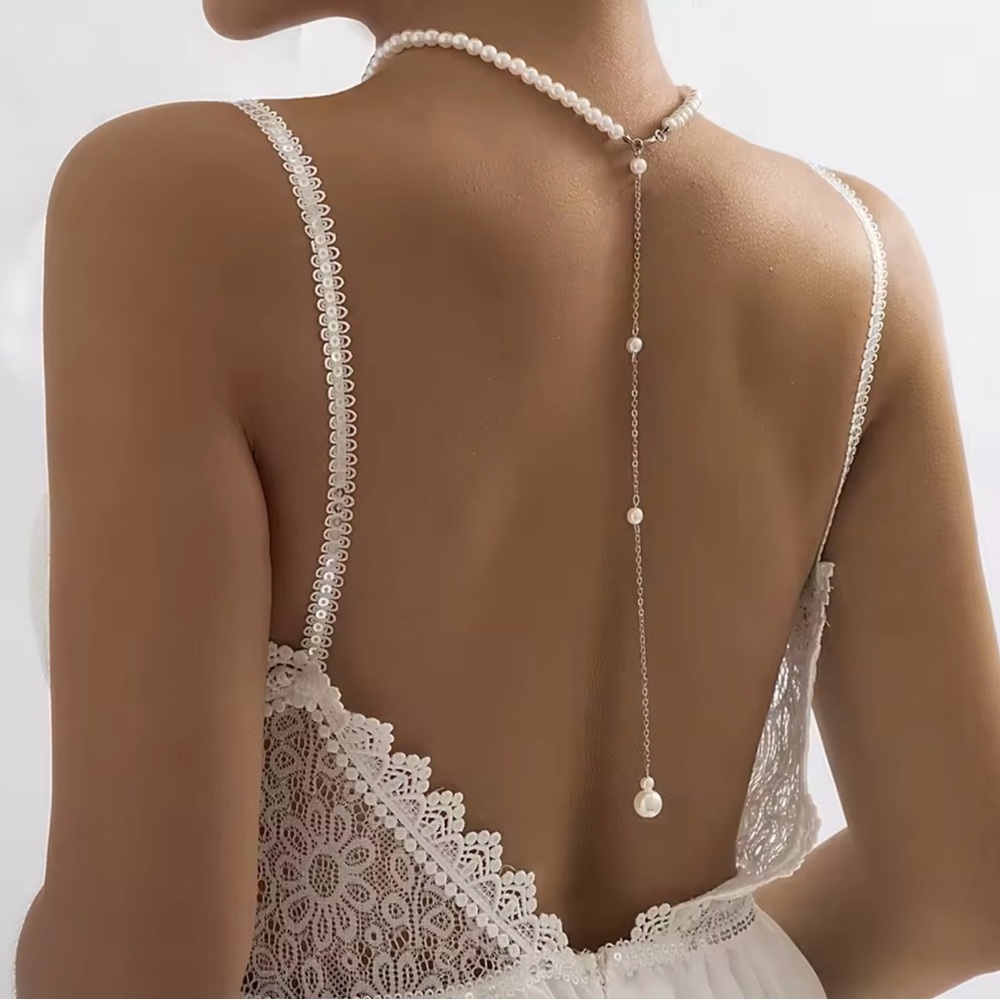 Pearl Backdrop Necklace